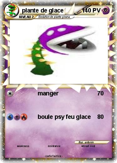 Pokemon plante de glace