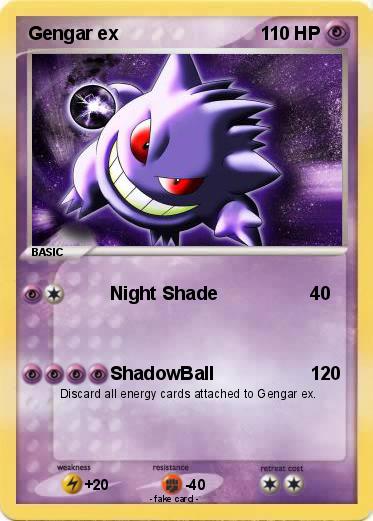 Pokemon Gengar ex