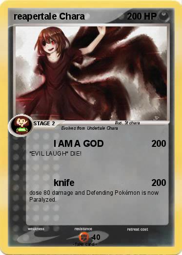 Pokemon reapertale Chara