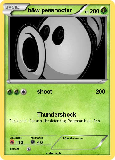 Pokemon b&w peashooter