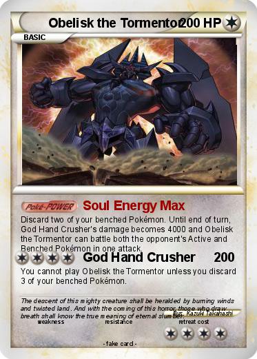Pokemon Obelisk the Tormentor