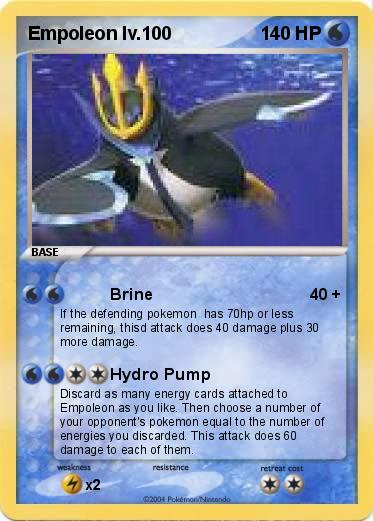 Pokemon Empoleon lv.100
