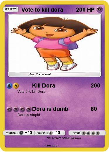 Pokemon Vote to kill dora