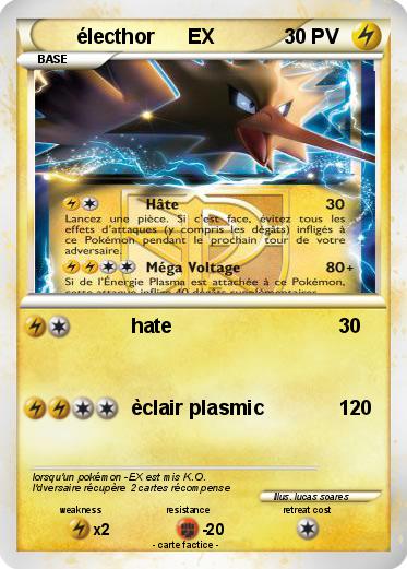 Pokemon électhor      EX