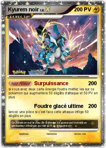 Pokemon Kyurem noir