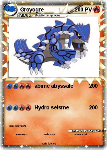 Pokemon Groyogre