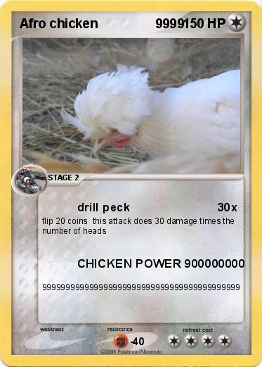 Pokemon Afro chicken                9999