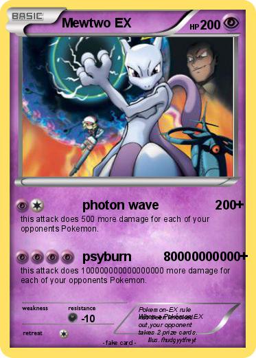 Pokemon Mewtwo EX