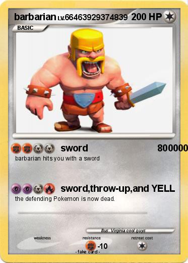 Pokemon barbarian