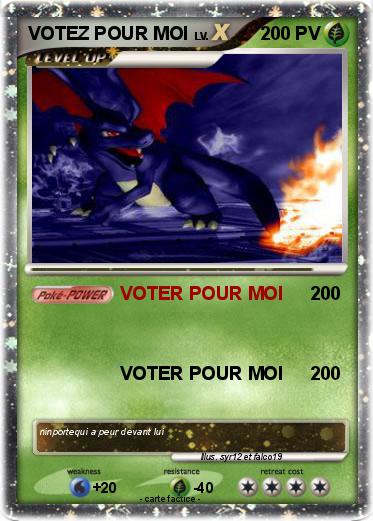 Pokemon VOTEZ POUR MOI