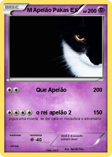 Pokemon M Apelão Pakas EX