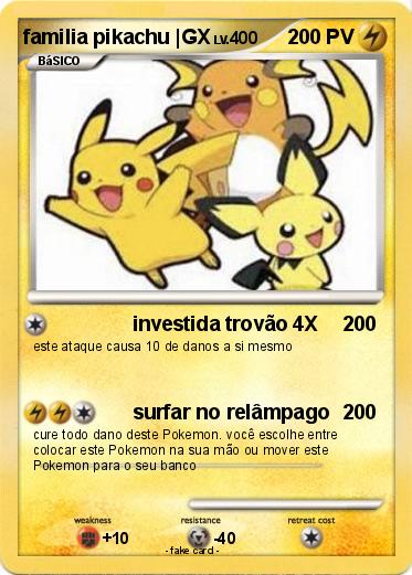Pokemon familia pikachu |GX