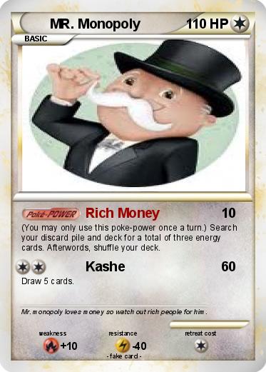 Pokemon MR. Monopoly