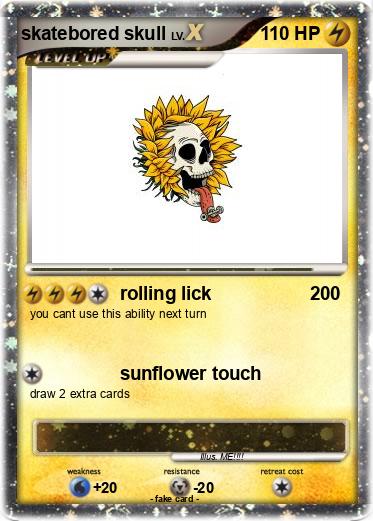 Pokemon skatebored skull