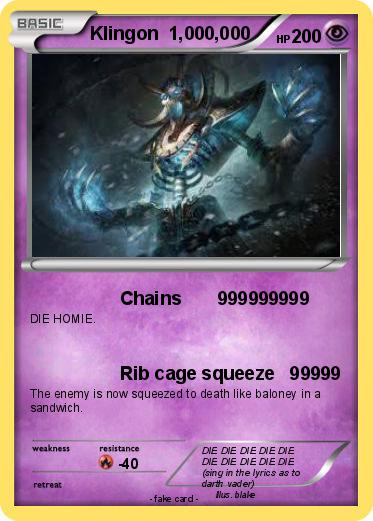 Pokemon Klingon  1,000,000