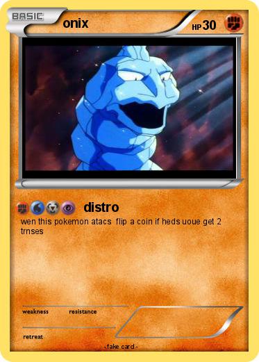 Pokemon onix