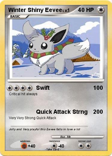 Pokemon Winter Shiny Eevee