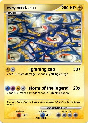Pokemon evry card