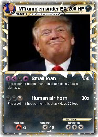 Pokemon MTrump'emander EX