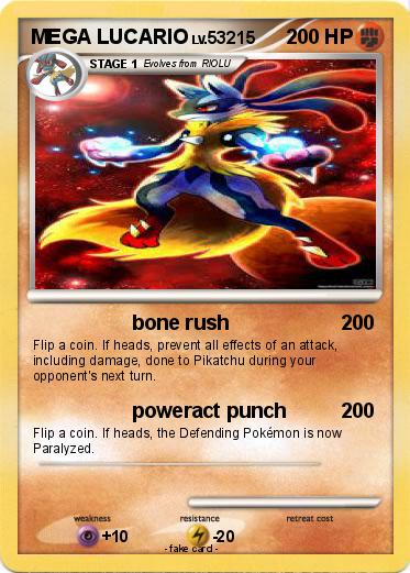 Pokemon MEGA LUCARIO