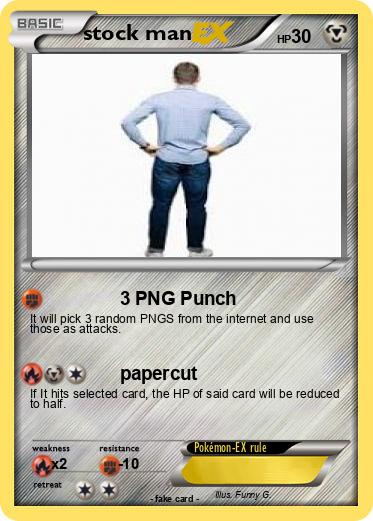 Pokemon stock man