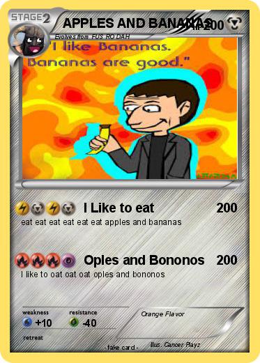 Pokemon APPLES AND BANANAS