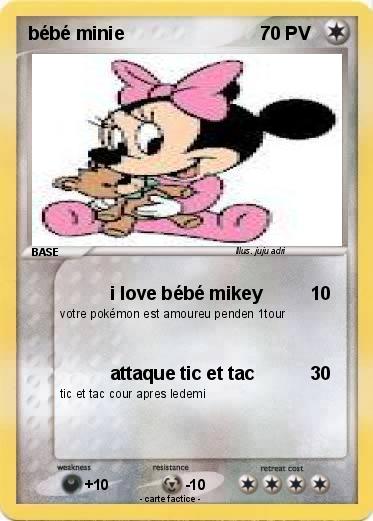 Pokemon bébé minie