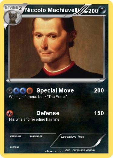 Pokemon Niccolo Machiavelli