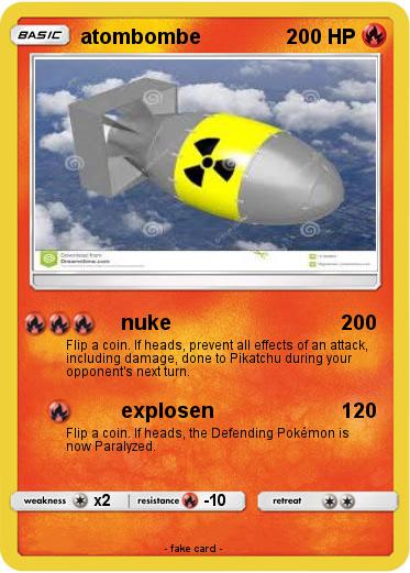 Pokemon atombombe
