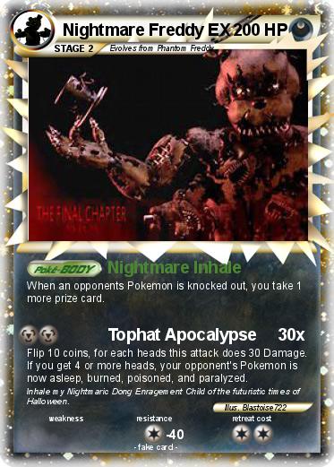 Pokemon Nightmare Freddy EX