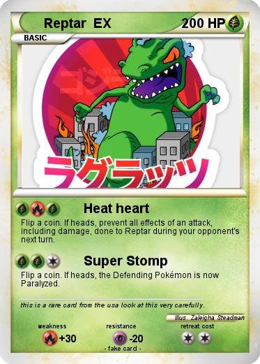 Pokemon Reptar  EX