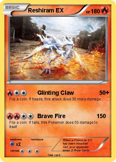Pokemon Reshiram EX