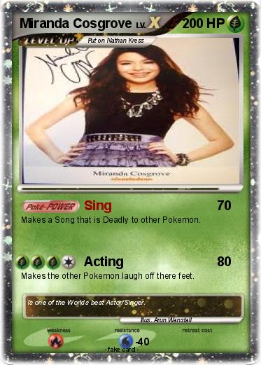 Pokemon Miranda Cosgrove