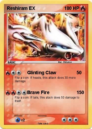 Pokemon Reshiram EX