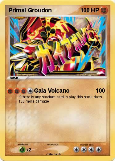 Pokemon Primal Groudon