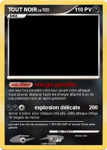 Pokemon TOUT NOIR