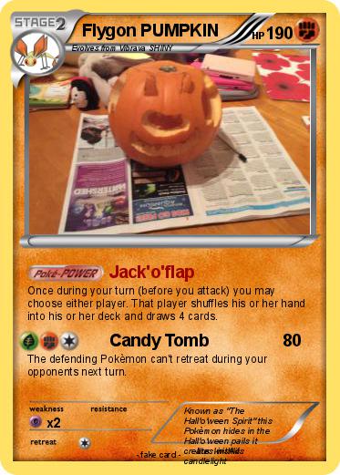 Pokemon Flygon PUMPKIN
