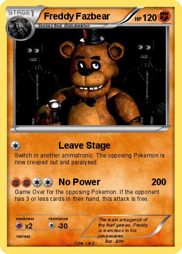 Pokemon Freddy Fazbear