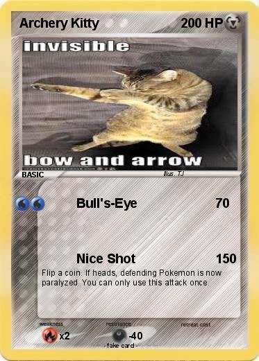 Pokemon Archery Kitty