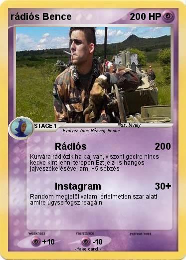 Pokemon rádiós Bence