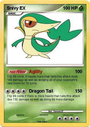 Pokemon Snivy EX