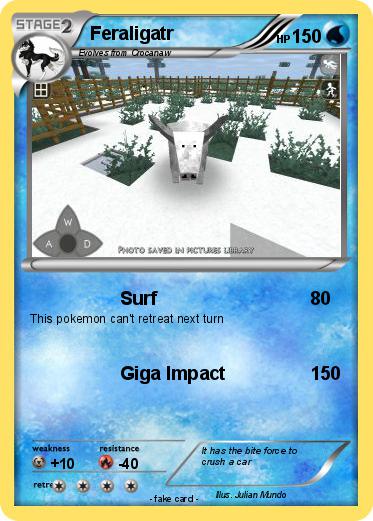 Pokemon Feraligatr