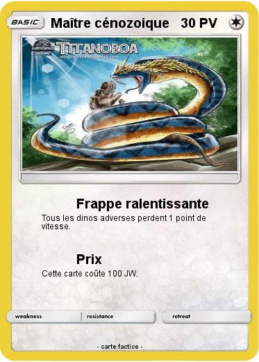 Pokemon Maître cénozoique