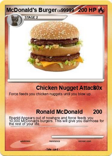 Pokemon McDonald's Burger