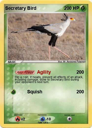 Pokemon Secretary Bird