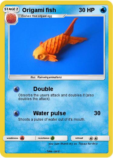 Pokemon Origami fish
