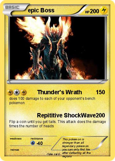 Pokemon epic Boss