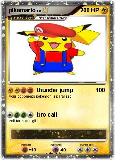 Pokemon pikamario