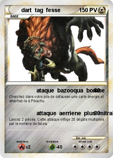 Pokemon dart  tag  fesse