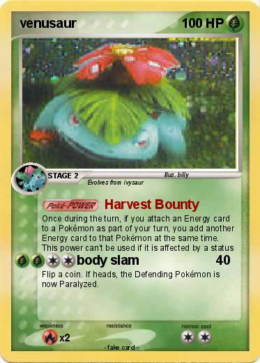 Pokemon venusaur